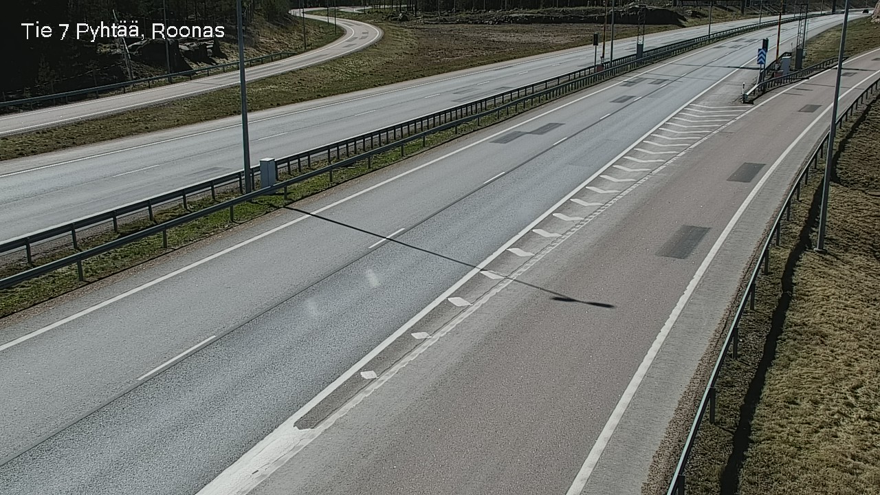 Weather Camera Image Väg 7 Pyttis, Rånäs, Pyhtää, Kymenlaakso