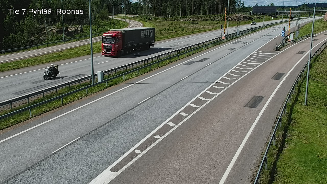 Kelikamerat Kuva Tie 7 Pyhtää, Roonas, Pyhtää, Kymenlaakso