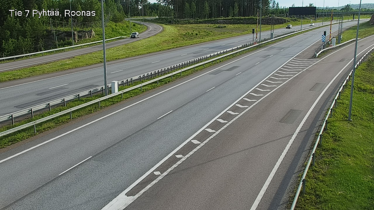 Weather Camera Image Väg 7 Pyttis, Rånäs, Pyhtää, Kymenlaakso