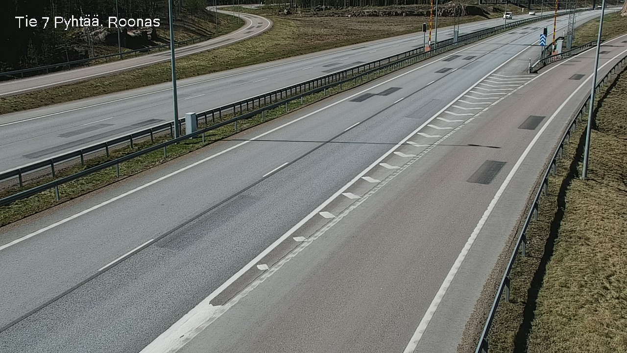 Weather Camera Image Väg 7 Pyttis, Rånäs, Pyhtää, Kymenlaakso
