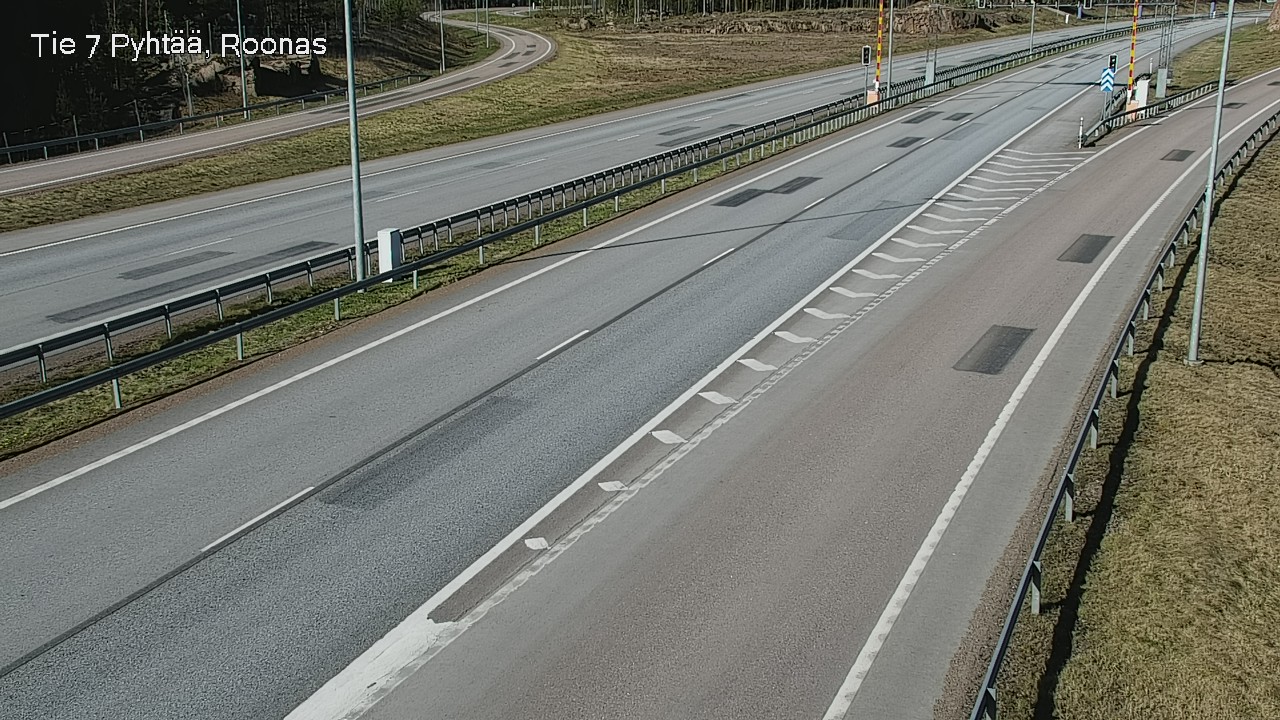 Weather Camera Image Väg 7 Pyttis, Rånäs, Pyhtää, Kymenlaakso