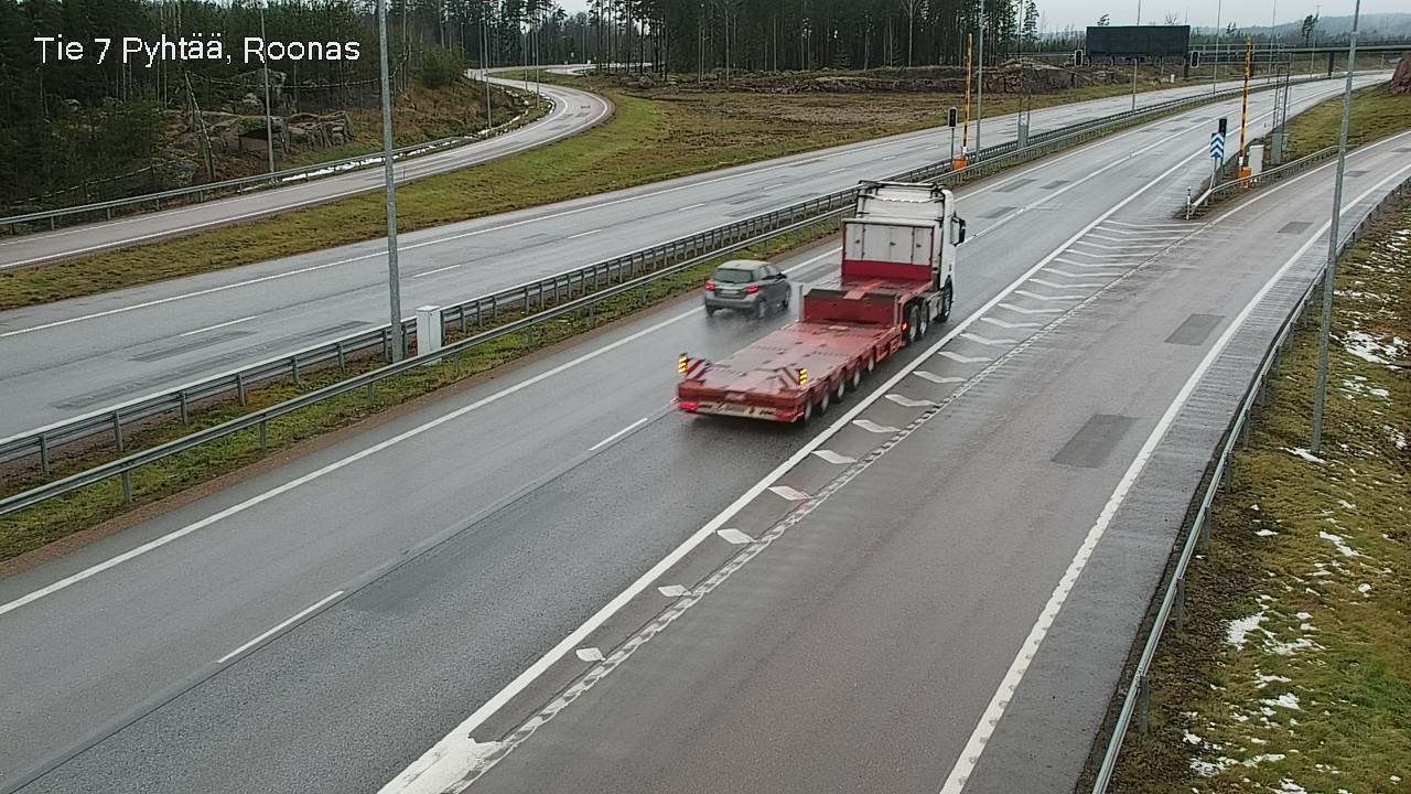 Weather Camera Image Väg 7 Pyttis, Rånäs, Pyhtää, Kymenlaakso