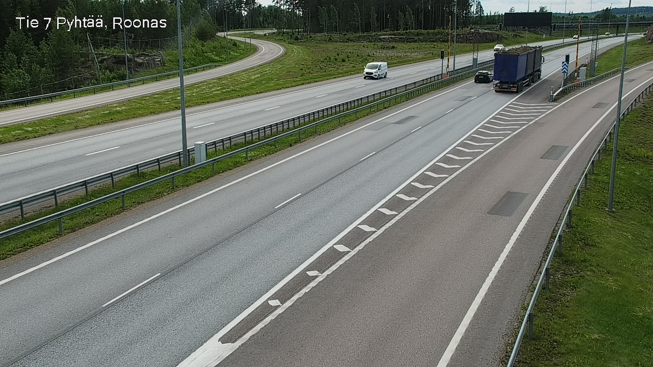 Weather Camera Image Väg 7 Pyttis, Rånäs, Pyhtää, Kymenlaakso