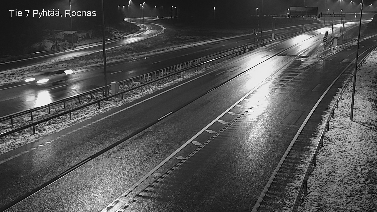 Weather Camera Image Väg 7 Pyttis, Rånäs, Pyhtää, Kymenlaakso