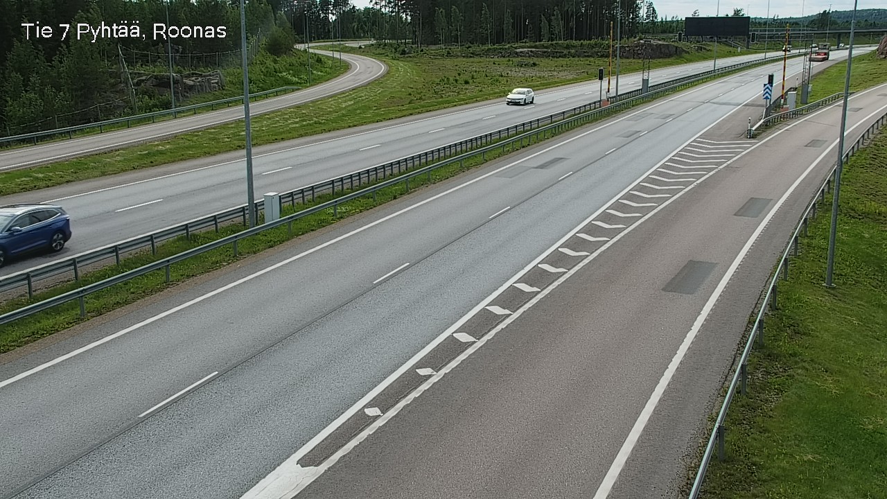 Weather Camera Image Väg 7 Pyttis, Rånäs, Pyhtää, Kymenlaakso