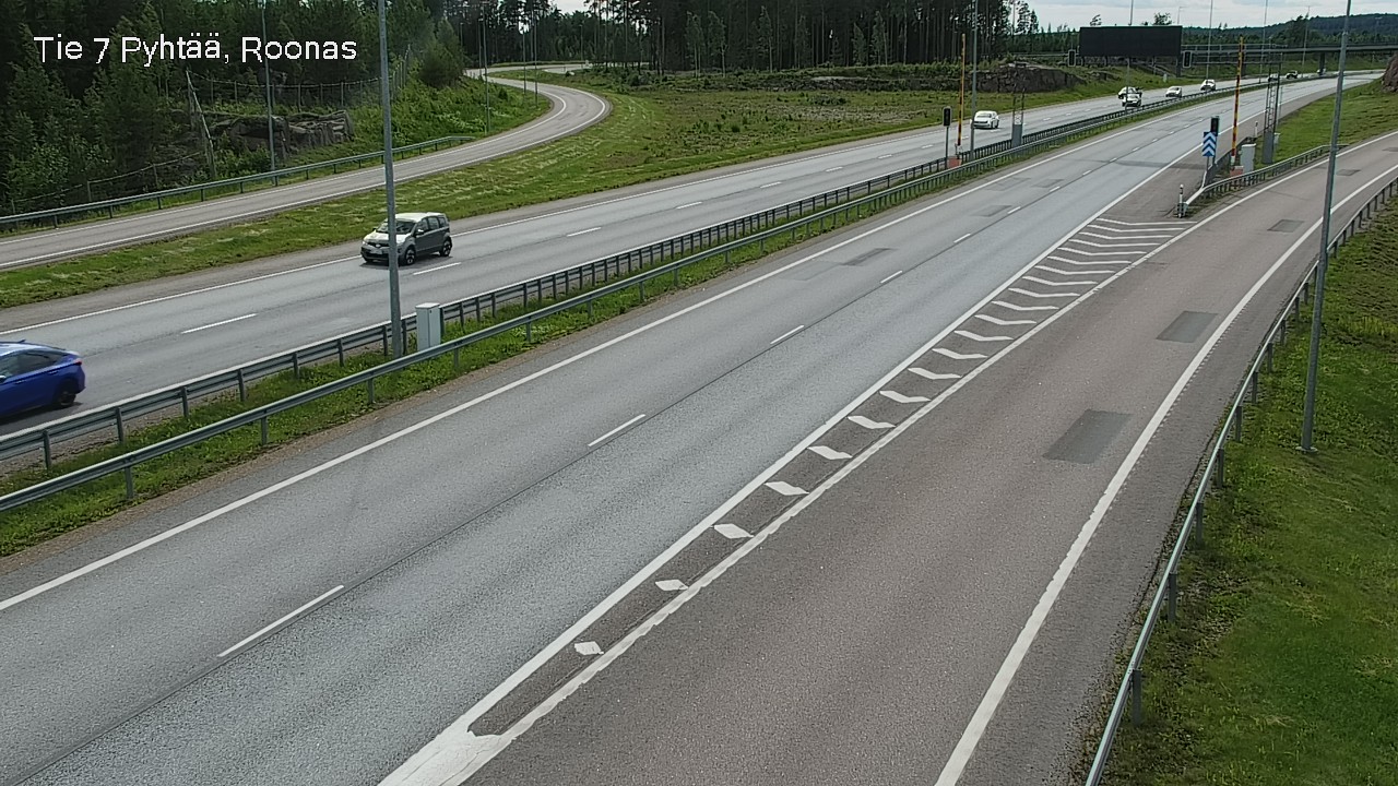 Weather Camera Image Väg 7 Pyttis, Rånäs, Pyhtää, Kymenlaakso