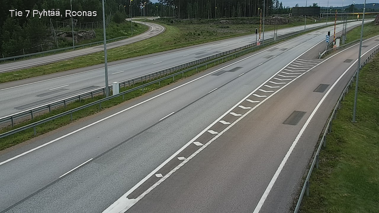 Weather Camera Image Väg 7 Pyttis, Rånäs, Pyhtää, Kymenlaakso