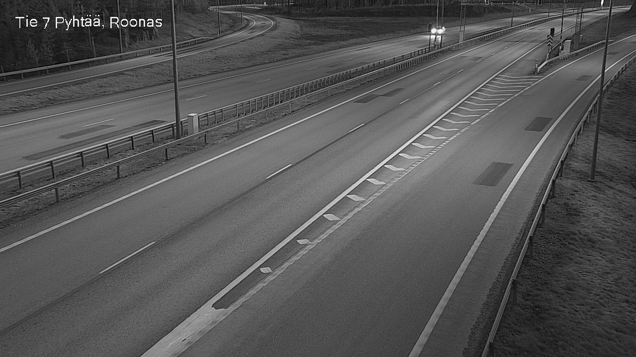 Weather Camera Image Väg 7 Pyttis, Rånäs, Pyhtää, Kymenlaakso