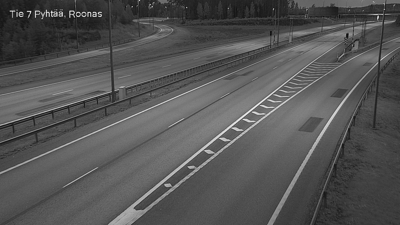 Weather Camera Image Väg 7 Pyttis, Rånäs, Pyhtää, Kymenlaakso