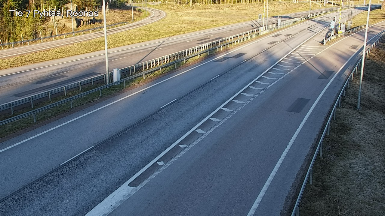 Weather Camera Image Väg 7 Pyttis, Rånäs, Pyhtää, Kymenlaakso