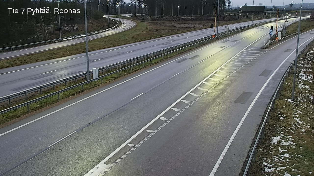Weather Camera Image Väg 7 Pyttis, Rånäs, Pyhtää, Kymenlaakso