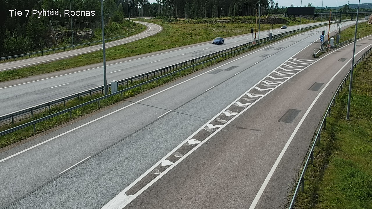Weather Camera Image Road 7 Pyhtää, Roonas, Pyhtää, Kymenlaakso