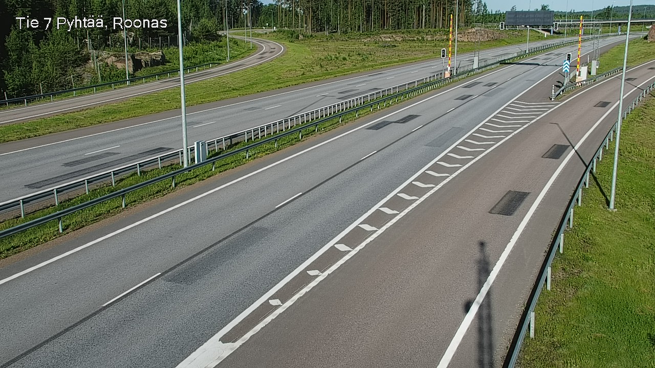 Weather Camera Image Väg 7 Pyttis, Rånäs, Pyhtää, Kymenlaakso