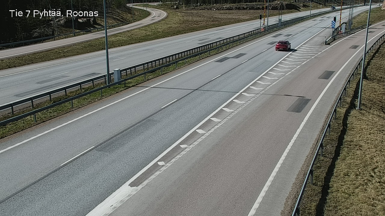 Weather Camera Image Väg 7 Pyttis, Rånäs, Pyhtää, Kymenlaakso