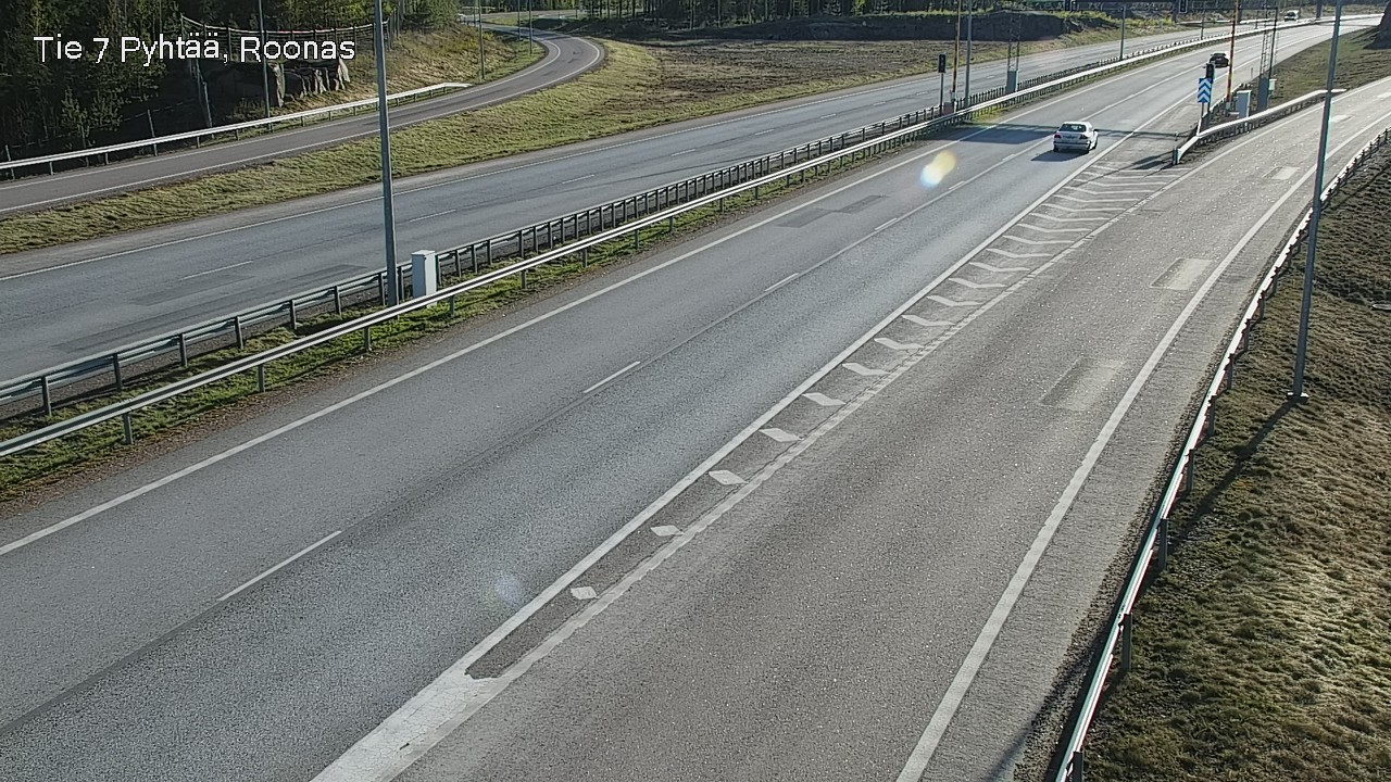 Weather Camera Image Väg 7 Pyttis, Rånäs, Pyhtää, Kymenlaakso