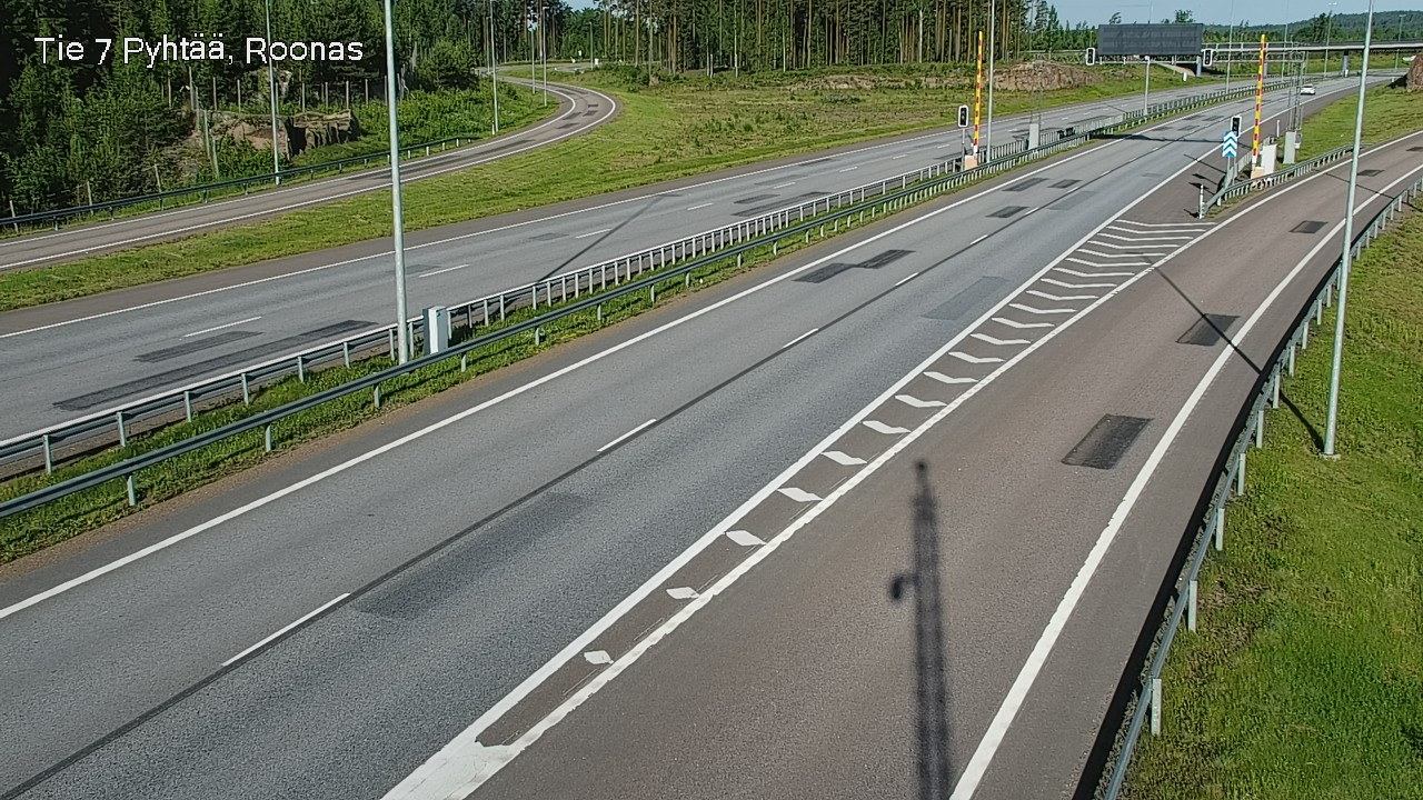 Weather Camera Image Väg 7 Pyttis, Rånäs, Pyhtää, Kymenlaakso