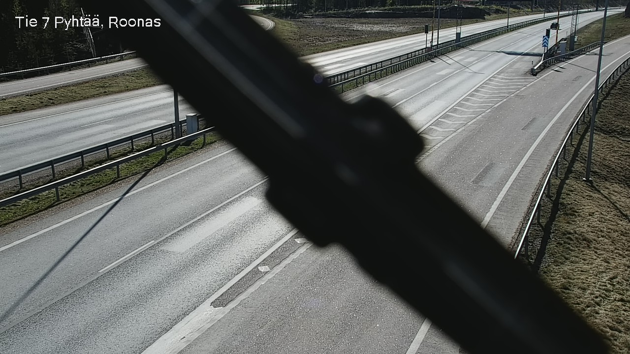 Weather Camera Image Väg 7 Pyttis, Rånäs, Pyhtää, Kymenlaakso