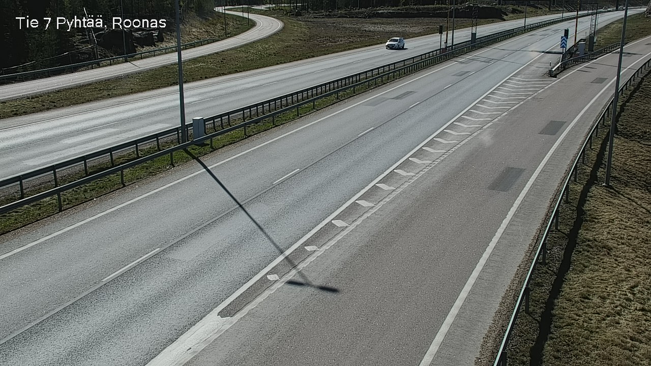 Weather Camera Image Väg 7 Pyttis, Rånäs, Pyhtää, Kymenlaakso
