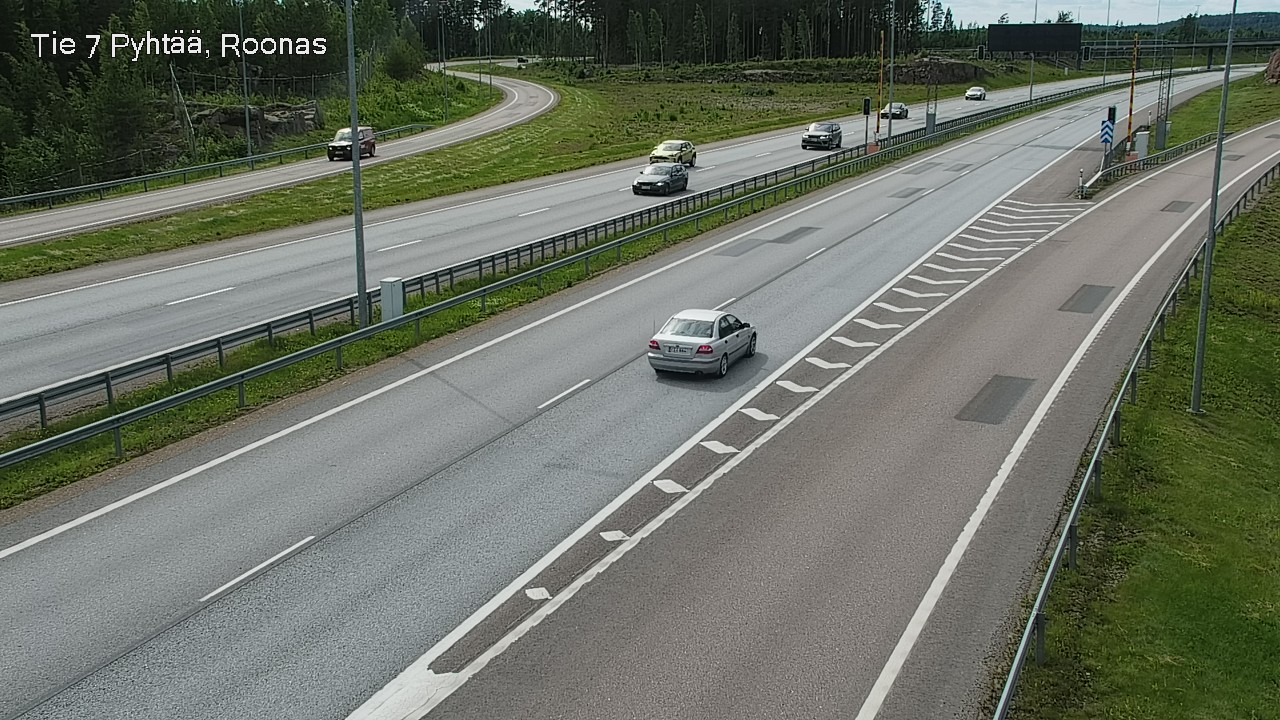 Weather Camera Image Väg 7 Pyttis, Rånäs, Pyhtää, Kymenlaakso