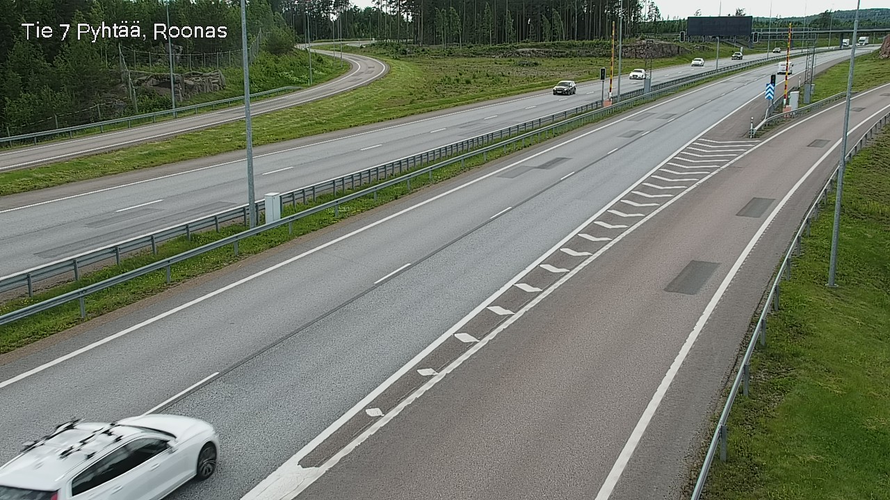 Weather Camera Image Väg 7 Pyttis, Rånäs, Pyhtää, Kymenlaakso