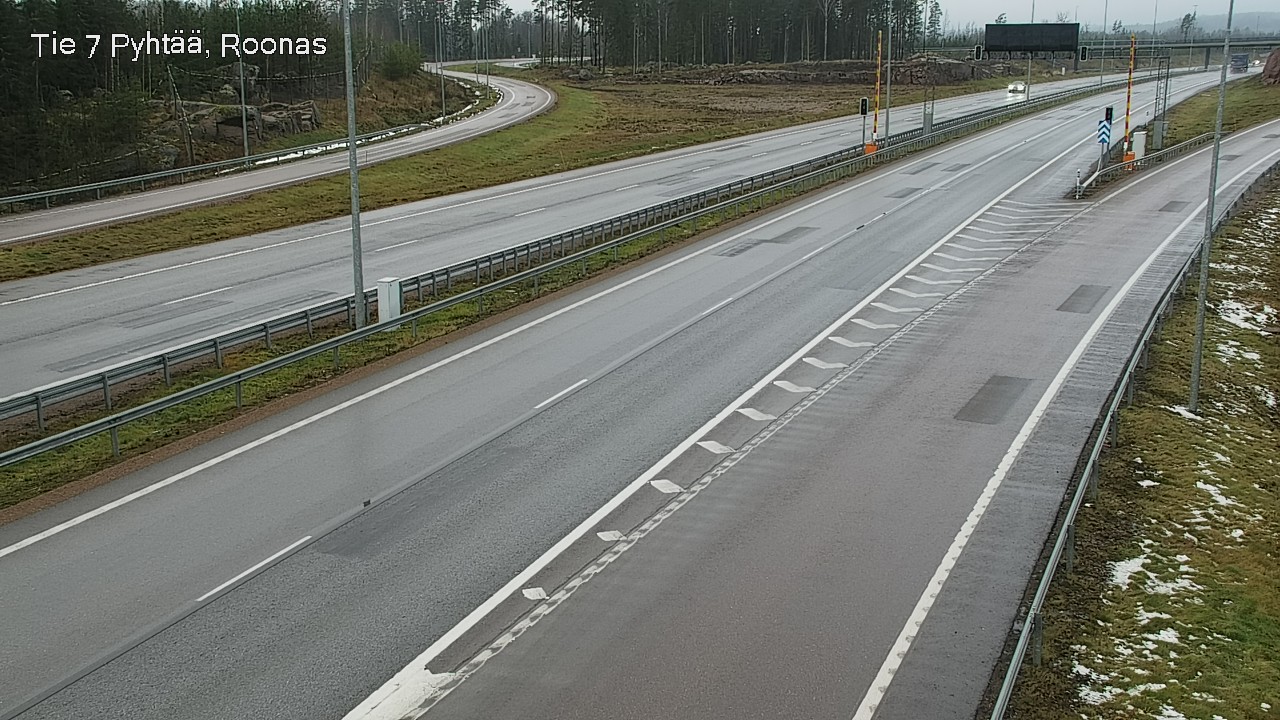 Weather Camera Image Väg 7 Pyttis, Rånäs, Pyhtää, Kymenlaakso