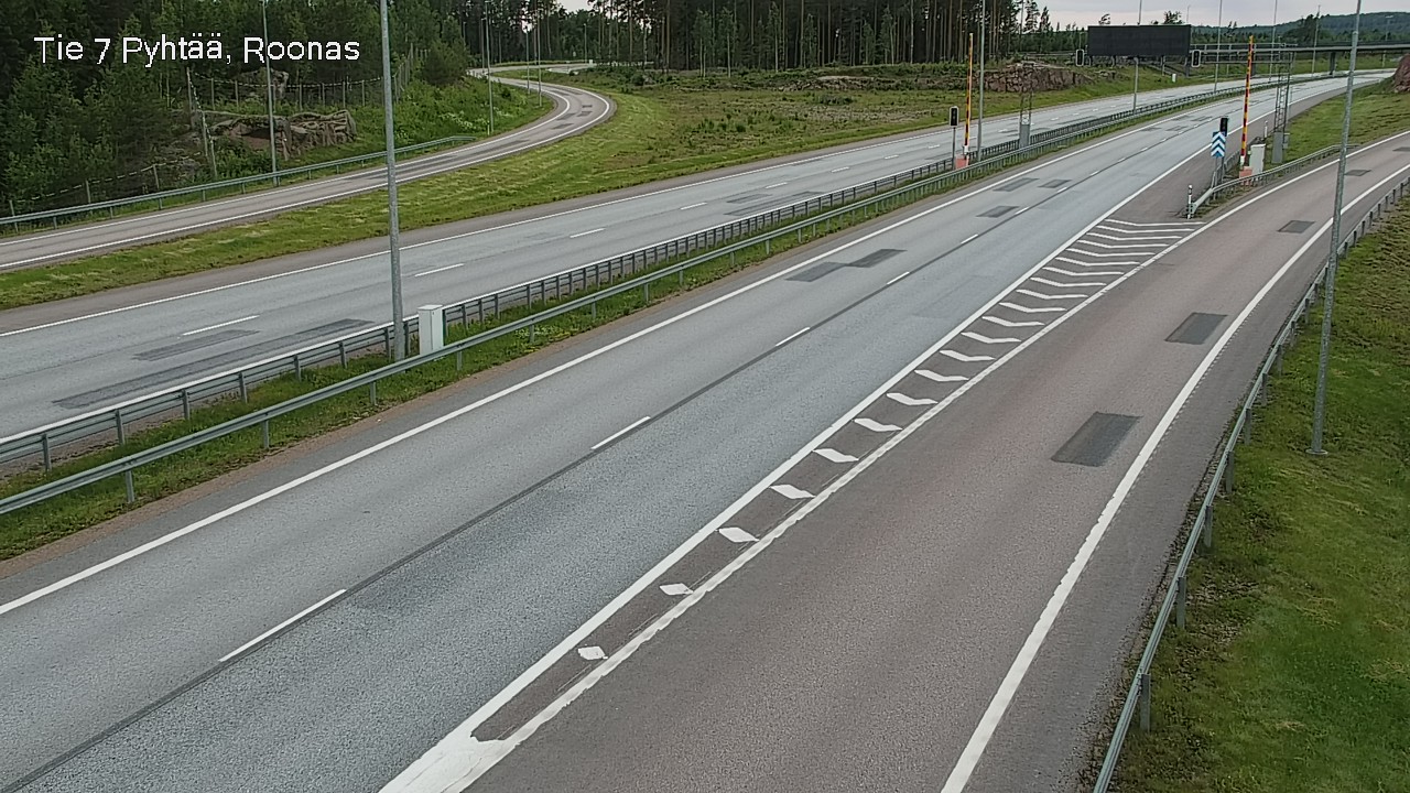 Weather Camera Image Väg 7 Pyttis, Rånäs, Pyhtää, Kymenlaakso