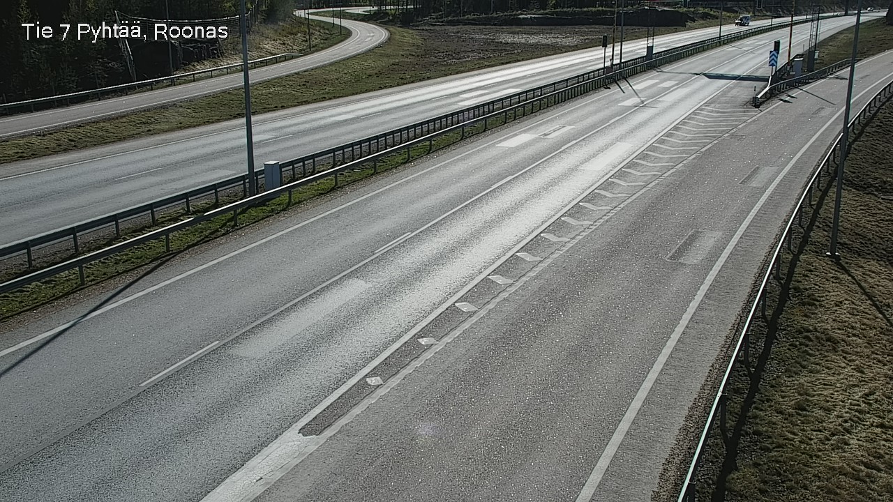 Weather Camera Image Väg 7 Pyttis, Rånäs, Pyhtää, Kymenlaakso