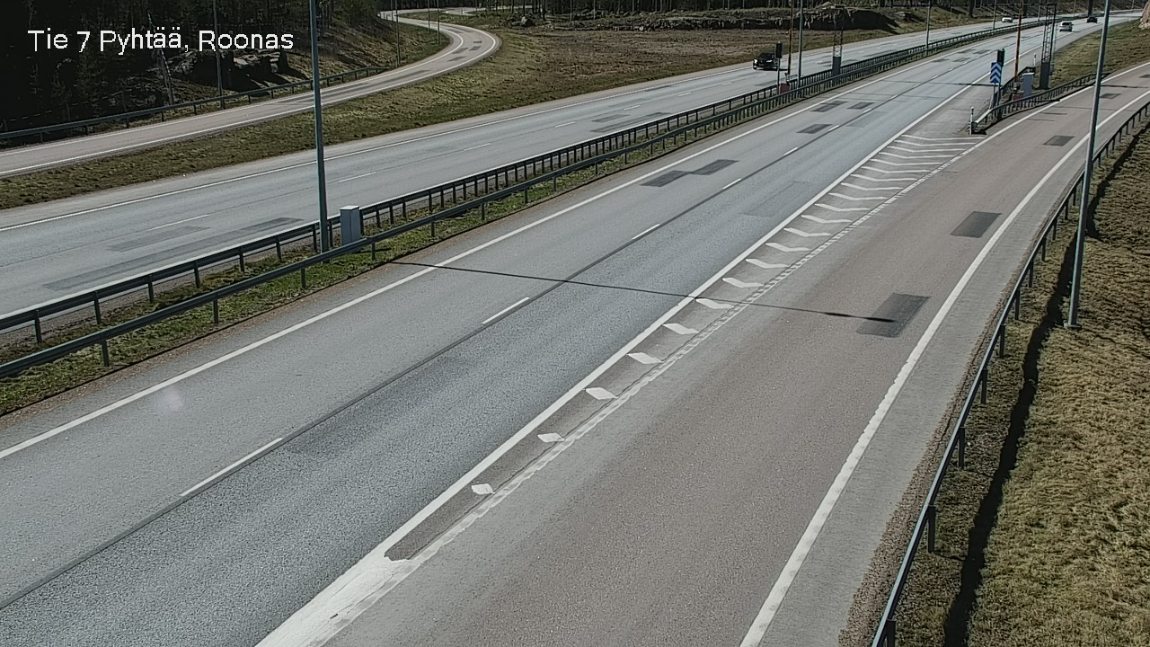 Weather Camera Image Väg 7 Pyttis, Rånäs, Pyhtää, Kymenlaakso