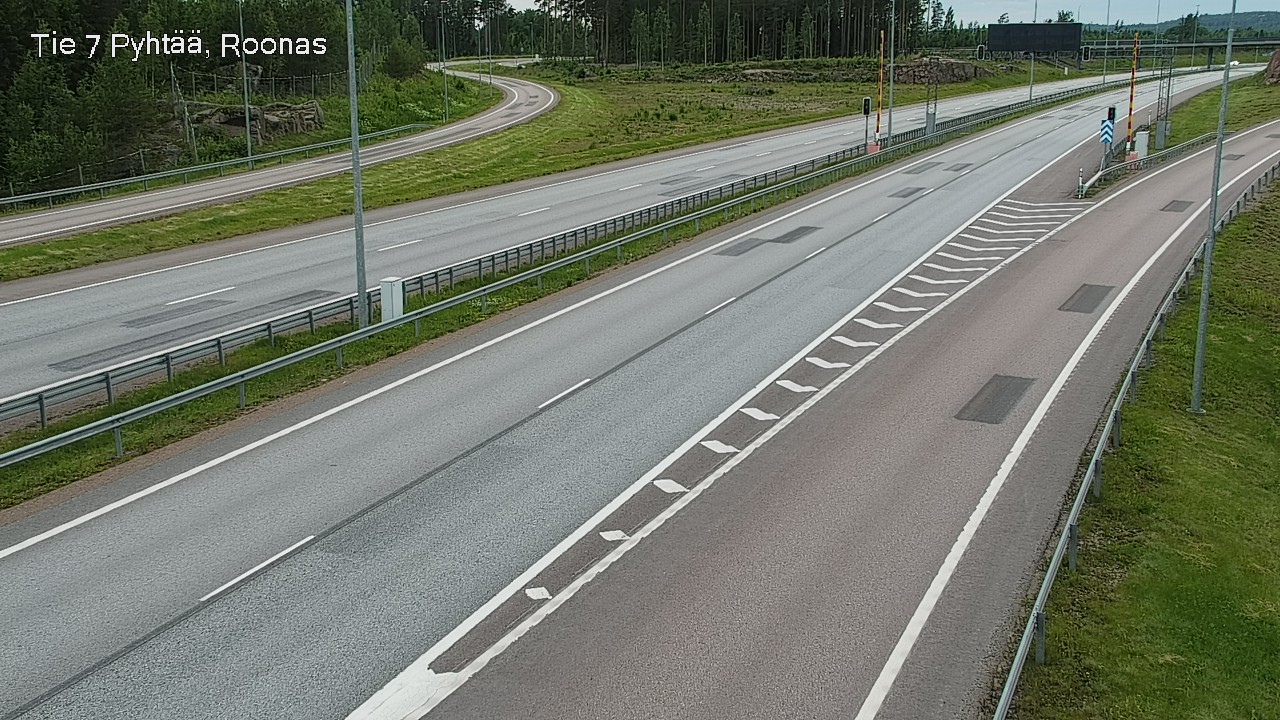 Weather Camera Image Väg 7 Pyttis, Rånäs, Pyhtää, Kymenlaakso