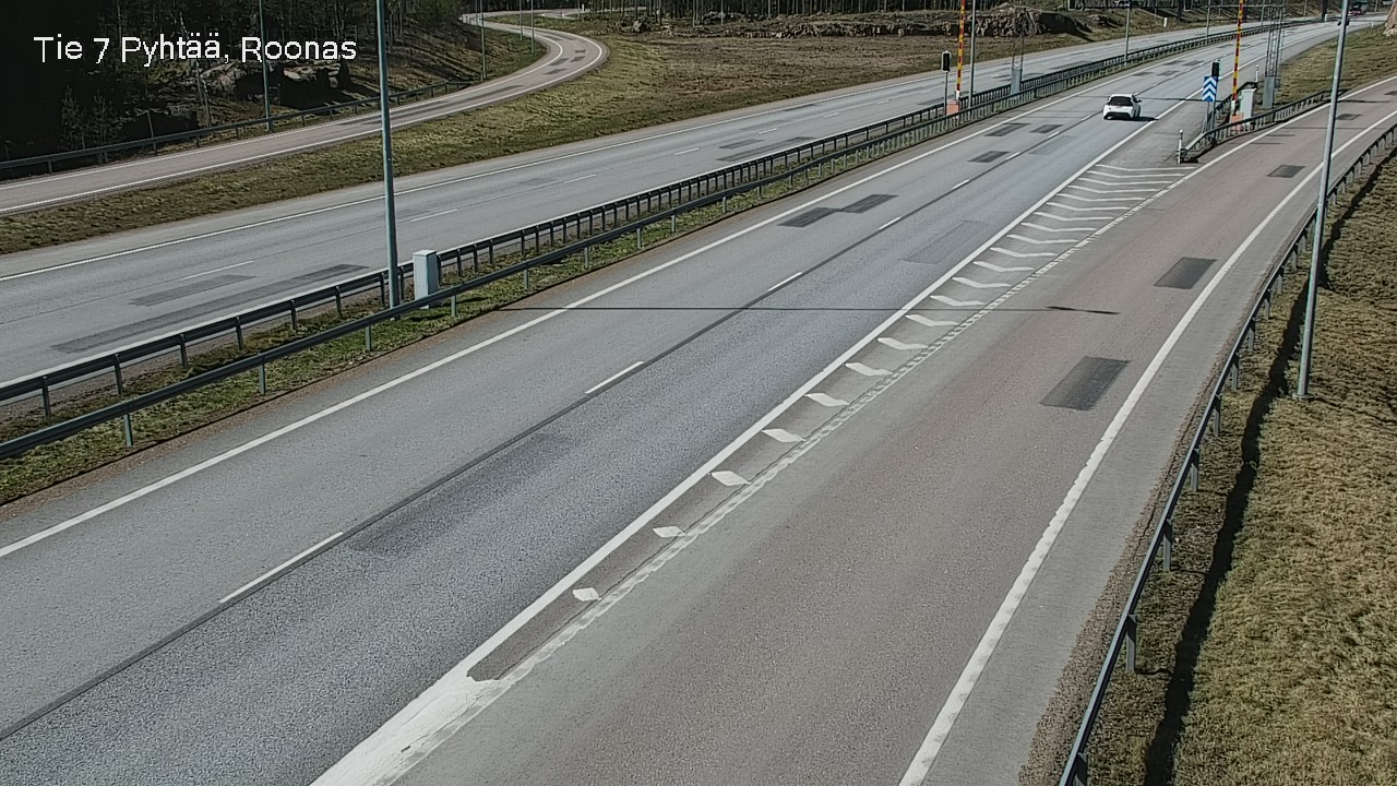 Weather Camera Image Väg 7 Pyttis, Rånäs, Pyhtää, Kymenlaakso