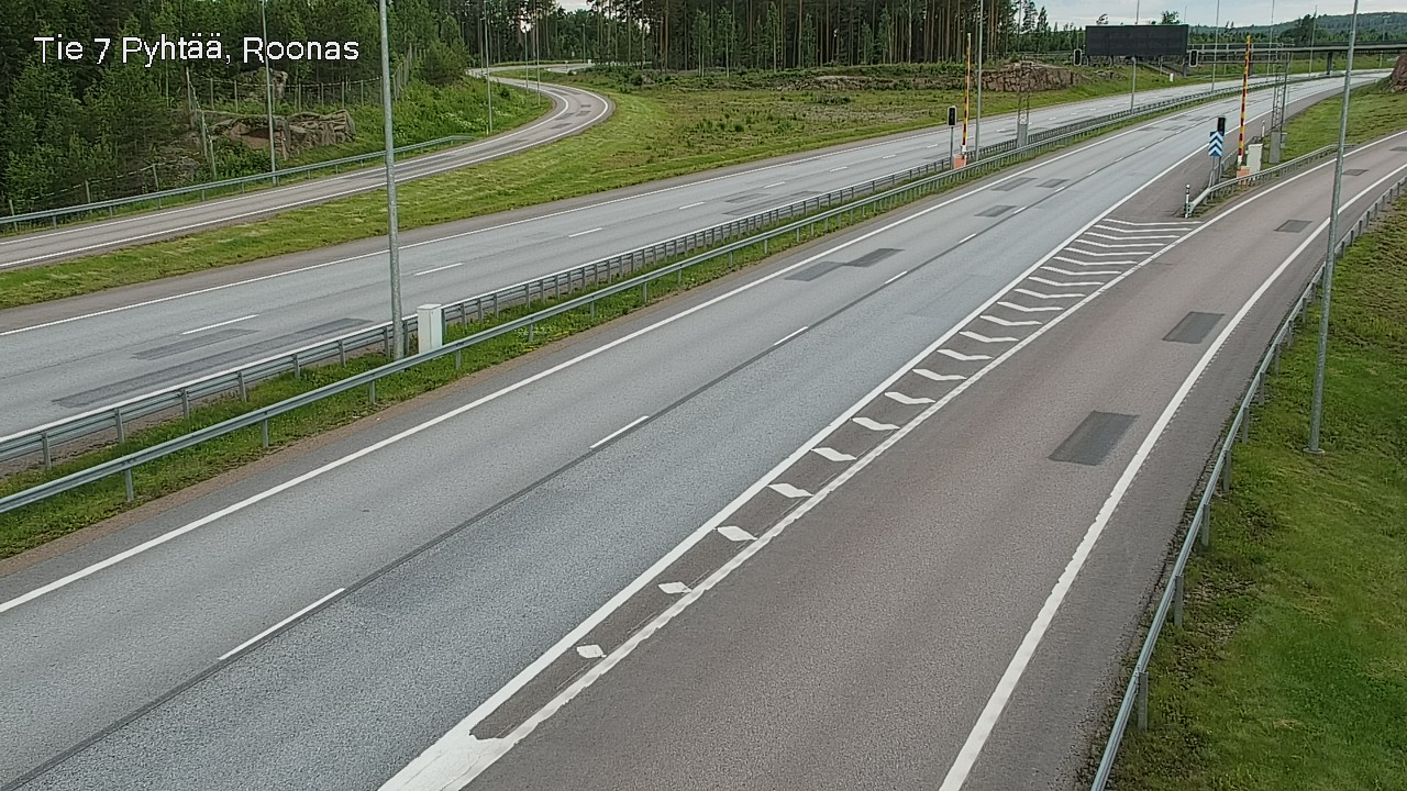 Weather Camera Image Väg 7 Pyttis, Rånäs, Pyhtää, Kymenlaakso