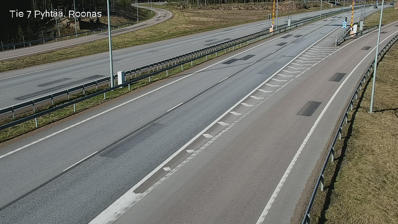 Weather Camera Image Väg 7 Pyttis, Rånäs, Pyhtää, Kymenlaakso