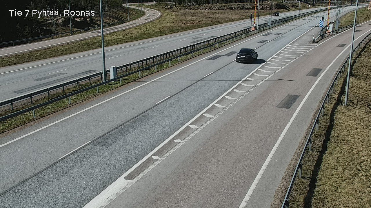 Weather Camera Image Väg 7 Pyttis, Rånäs, Pyhtää, Kymenlaakso