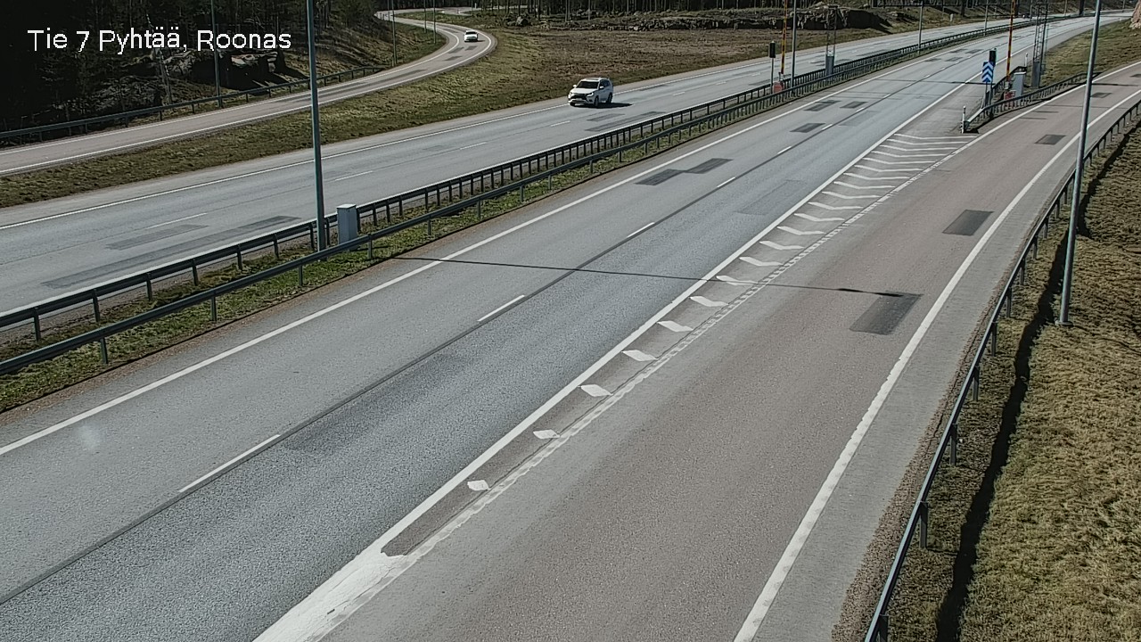 Weather Camera Image Väg 7 Pyttis, Rånäs, Pyhtää, Kymenlaakso