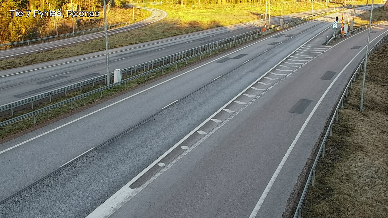Weather Camera Image Väg 7 Pyttis, Rånäs, Pyhtää, Kymenlaakso