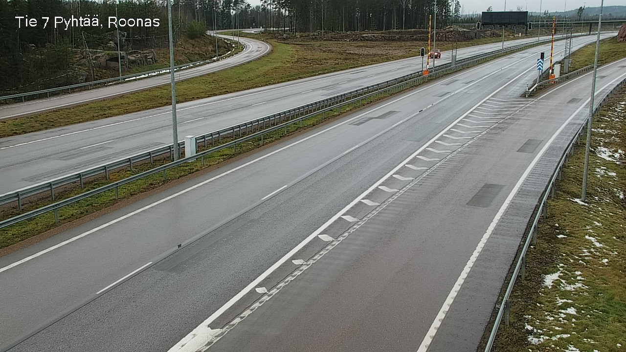 Weather Camera Image Väg 7 Pyttis, Rånäs, Pyhtää, Kymenlaakso