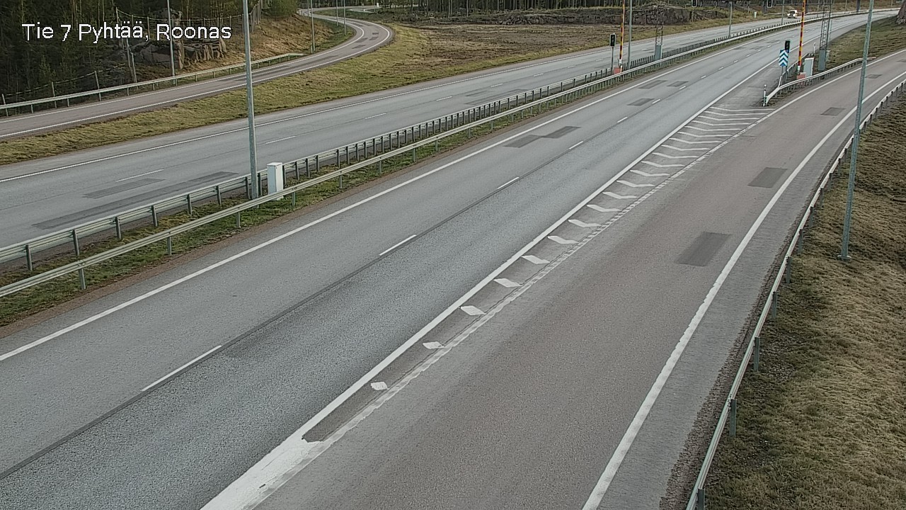 Weather Camera Image Väg 7 Pyttis, Rånäs, Pyhtää, Kymenlaakso