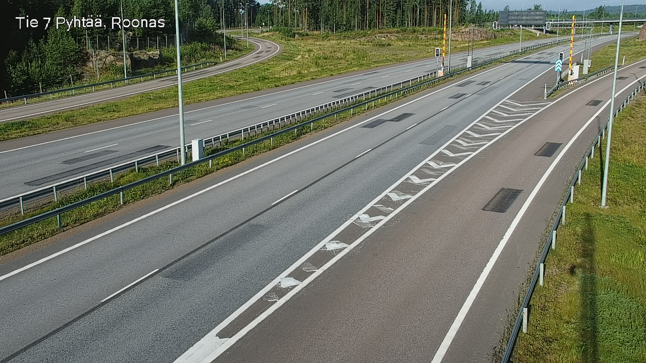 Weather Camera Image Road 7 Pyhtää, Roonas, Pyhtää, Kymenlaakso