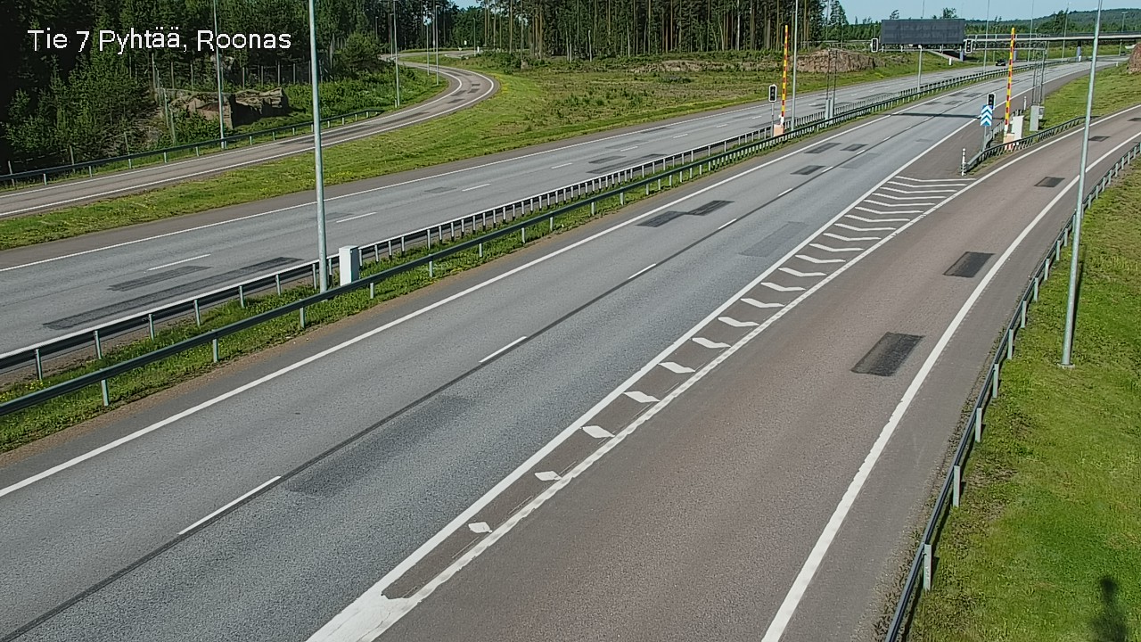 Weather Camera Image Väg 7 Pyttis, Rånäs, Pyhtää, Kymenlaakso