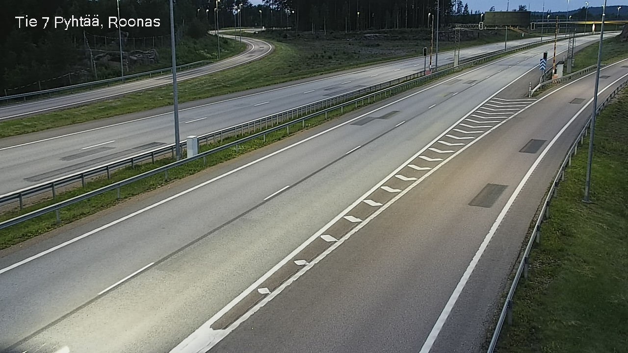 Weather Camera Image Väg 7 Pyttis, Rånäs, Pyhtää, Kymenlaakso