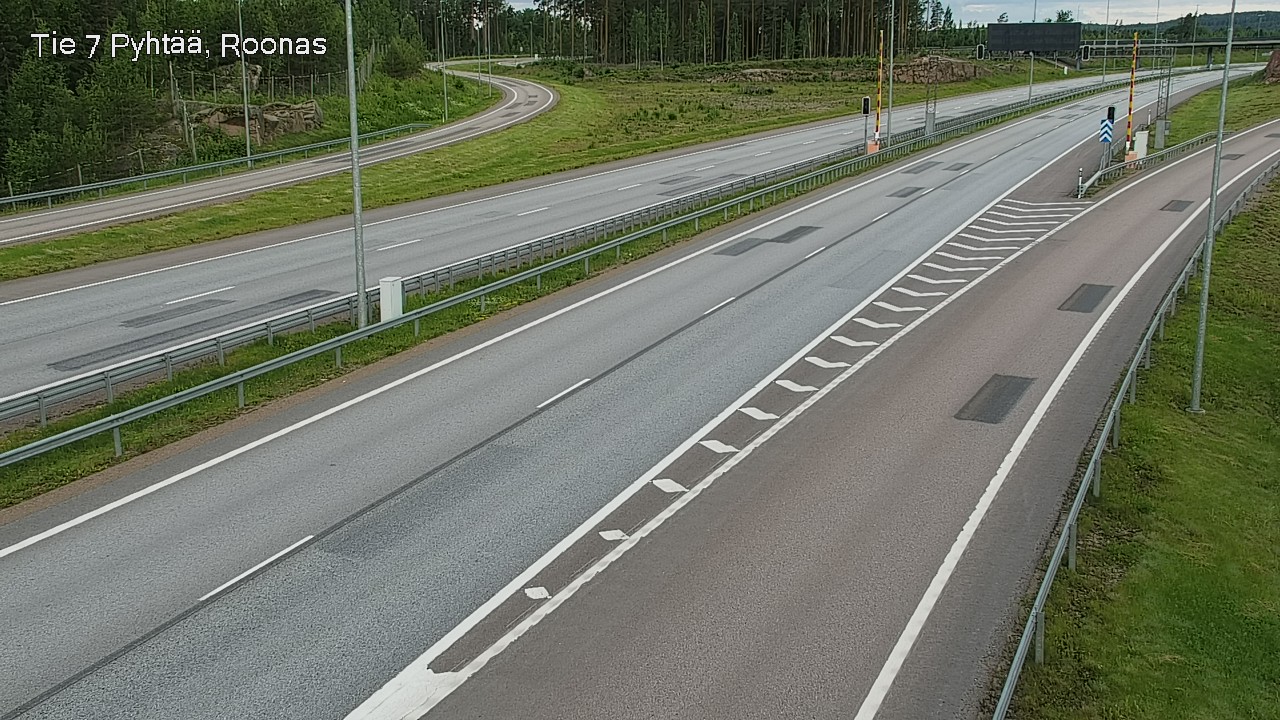Weather Camera Image Väg 7 Pyttis, Rånäs, Pyhtää, Kymenlaakso