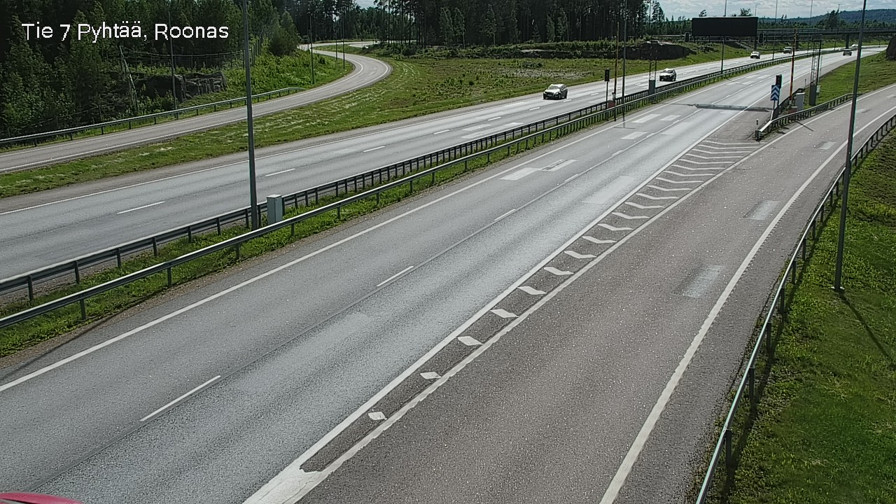 Weather Camera Image Väg 7 Pyttis, Rånäs, Pyhtää, Kymenlaakso