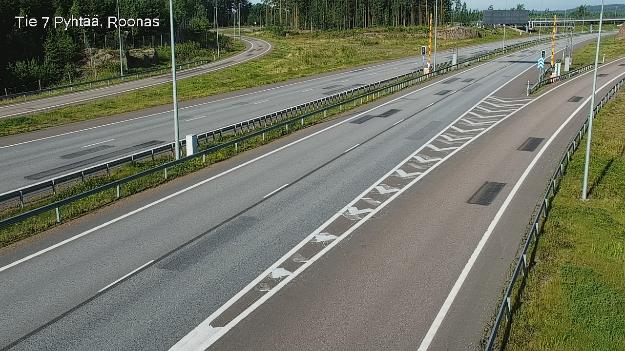 Weather Camera Image Road 7 Pyhtää, Roonas, Pyhtää, Kymenlaakso