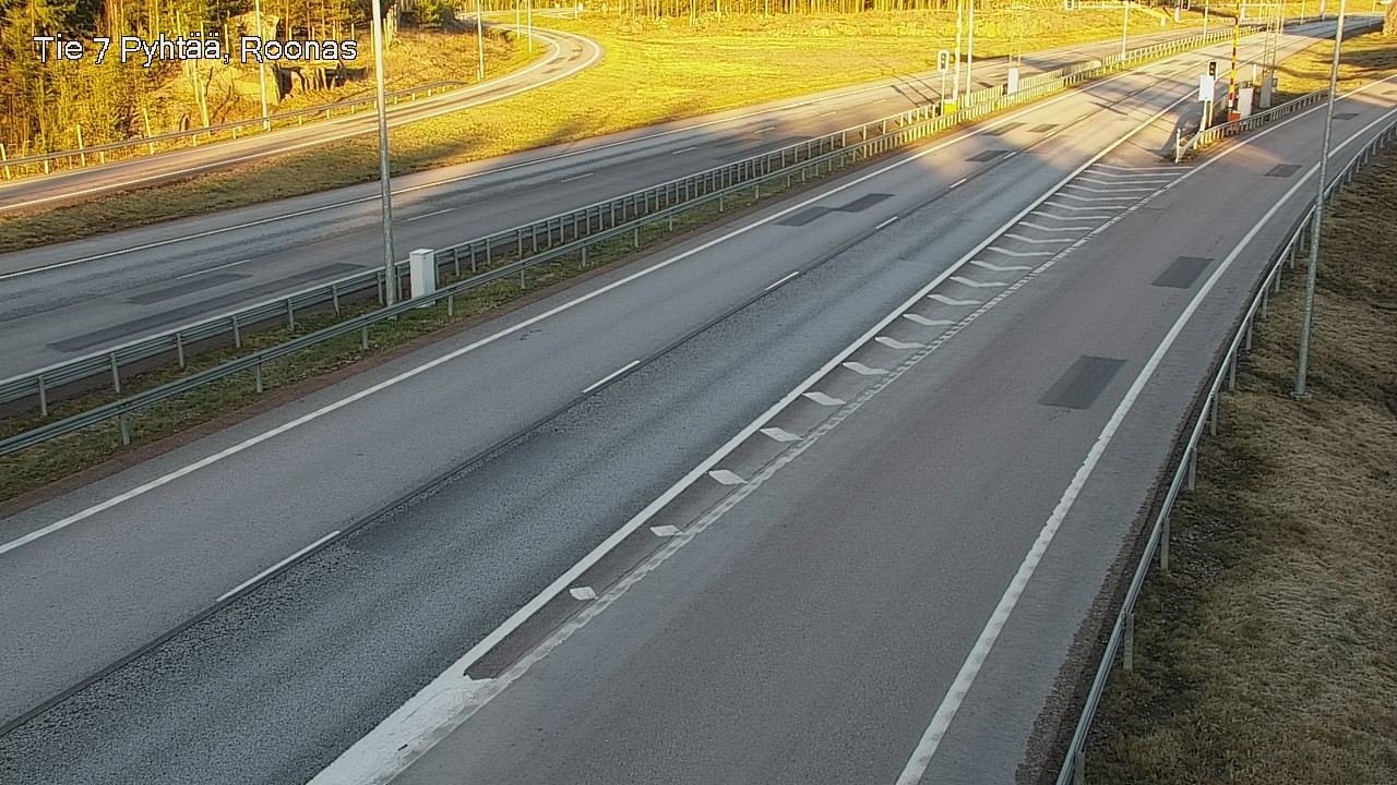 Weather Camera Image Väg 7 Pyttis, Rånäs, Pyhtää, Kymenlaakso