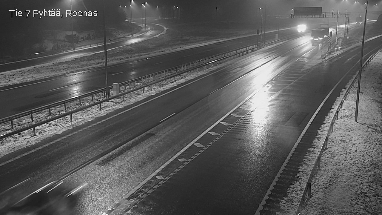 Weather Camera Image Väg 7 Pyttis, Rånäs, Pyhtää, Kymenlaakso