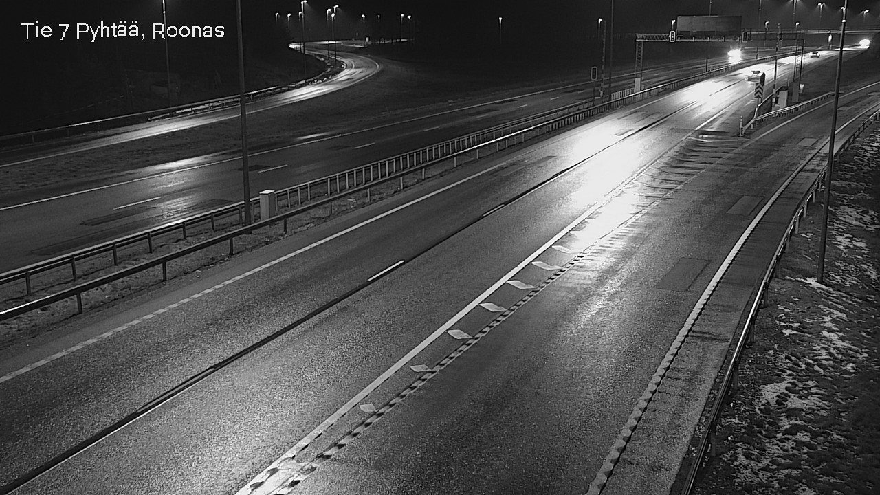 Weather Camera Image Väg 7 Pyttis, Rånäs, Pyhtää, Kymenlaakso