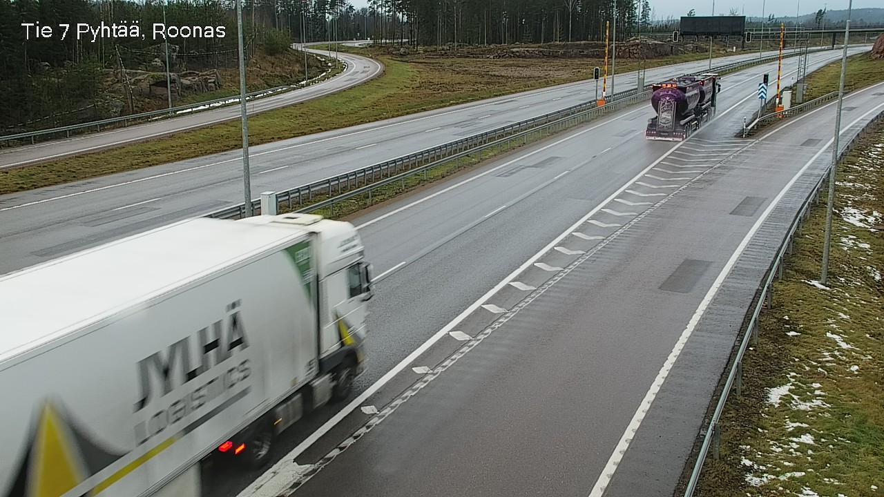 Weather Camera Image Väg 7 Pyttis, Rånäs, Pyhtää, Kymenlaakso