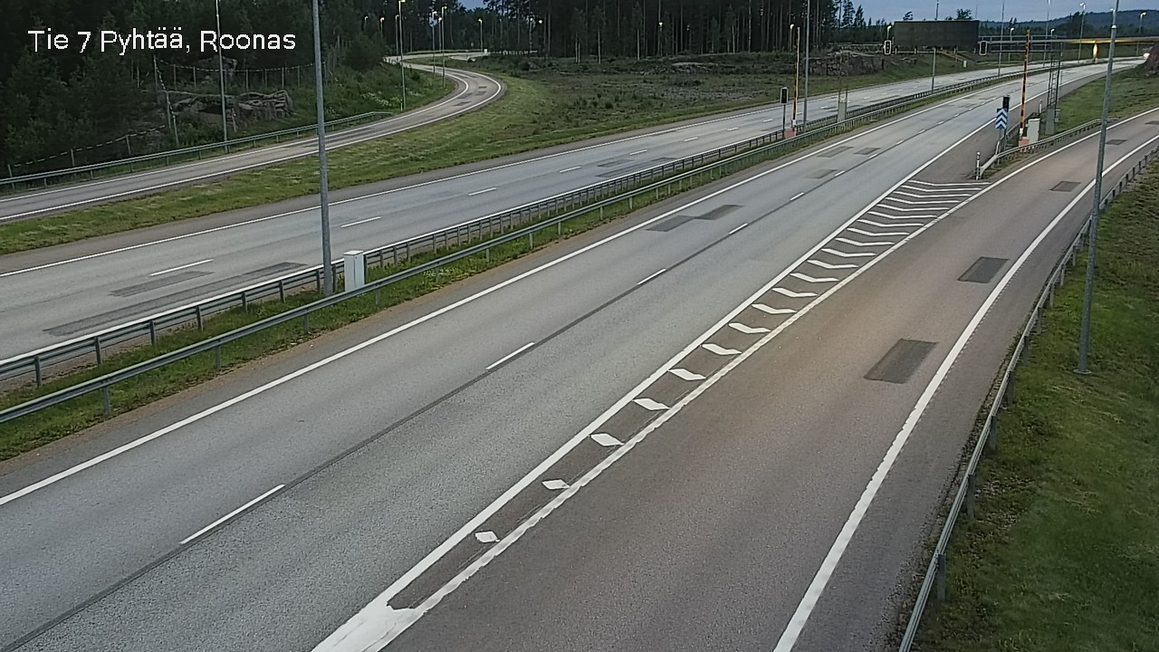 Weather Camera Image Väg 7 Pyttis, Rånäs, Pyhtää, Kymenlaakso