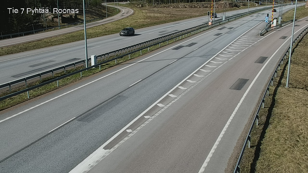 Weather Camera Image Väg 7 Pyttis, Rånäs, Pyhtää, Kymenlaakso