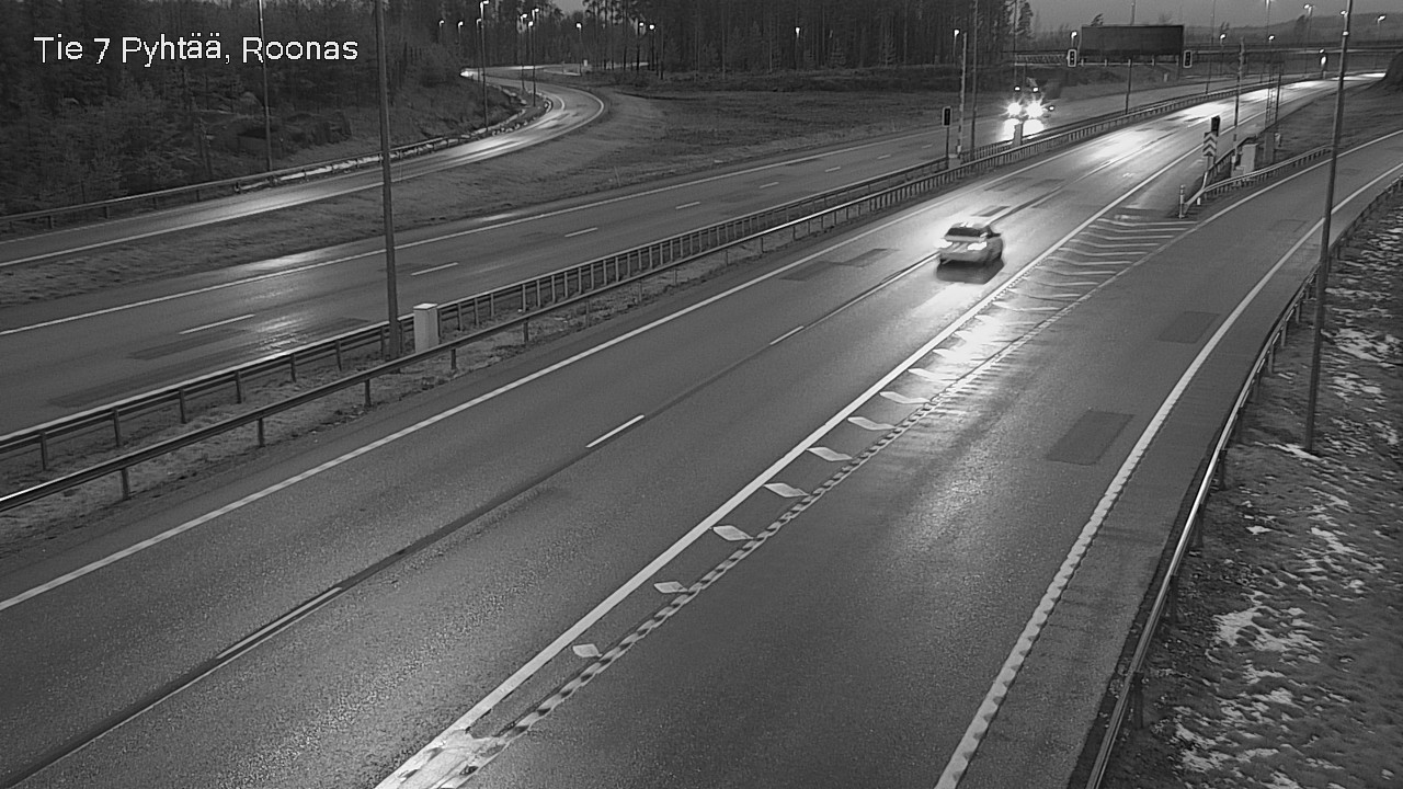 Weather Camera Image Väg 7 Pyttis, Rånäs, Pyhtää, Kymenlaakso